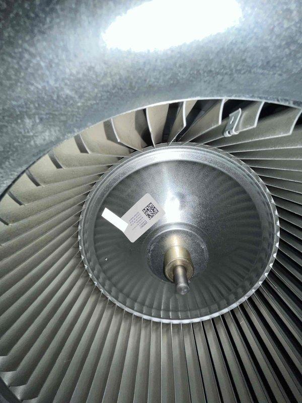 Completed annual heating maintenance visit on HVAC system. Performed comprehensive inspection of air handler components, including blower wheel assembly and internal mechanisms. Installed new 16x20x1 air filter as part of preventative maintenance service. All system components found operating within normal parameters with no deficiencies noted.