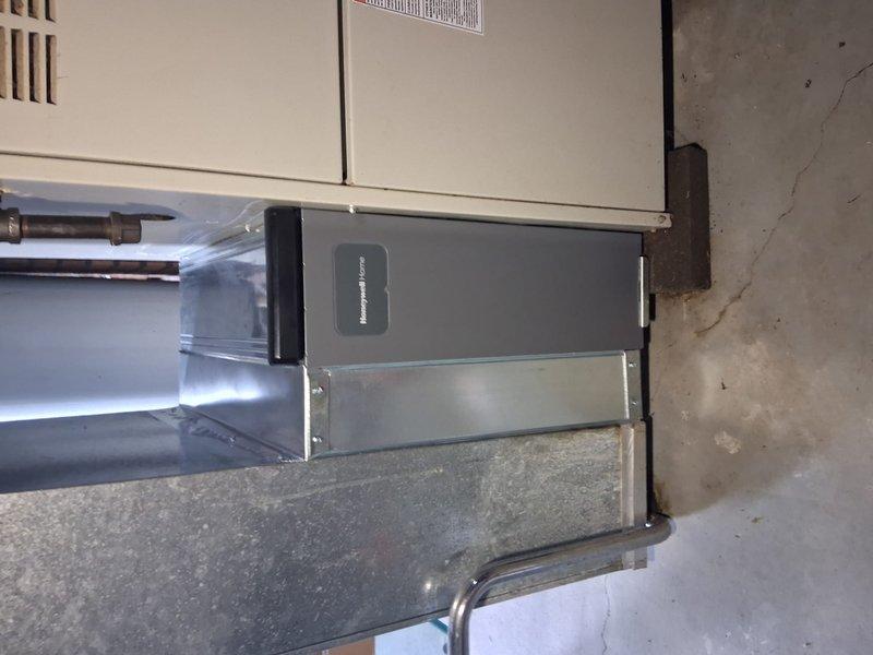 Completed installation of Lennox air conditioning system and evaporator coil. Installed new ductwork transition component and verified proper refrigerant pressures and system temperatures using digital manifold gauges. System tested and operational with all parameters within manufacturer specifications.