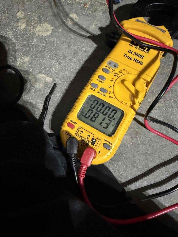 Performed routine cooling maintenance on HVAC system. Accessed ductwork system through interior plenum and inspected metal transitions and airflow pathways. Used digital multimeter to verify electrical readings and system diagnostics. Customer notified prior to arrival as requested. Noted filter size requirement of 20x25x4 for future reference.
