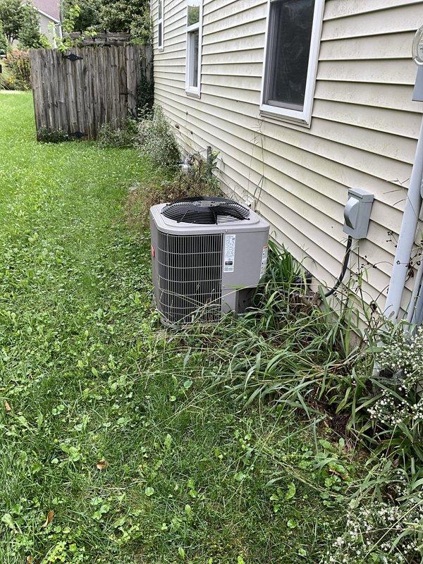 Conducted comprehensive site assessment of existing HVAC system and crawl space access points to prepare estimate for ductwork installation and ventilation improvements. Evaluated current outdoor condenser unit placement, electrical disconnect configuration, and potential access routes for new ductwork routing through crawl space. Documented existing conditions including equipment location, foundation access points, and clearance requirements to develop accurate scope of work for enhanced air distribution system.