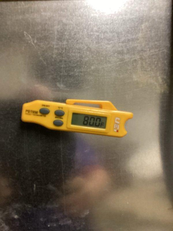 Completed basic monthly heating maintenance visit on HVAC system. Performed standard operational checks and temperature measurements using calibrated digital instrumentation. Supply air temperature recorded at 53.0°F and system differential measured at 8.00°F, indicating proper heating operation. All components functioning within normal parameters at time of inspection.