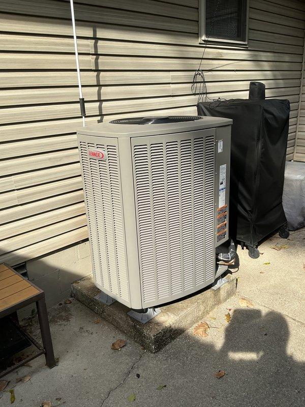 Completed comprehensive heating maintenance on Lennox indoor air handler and Bryant outdoor condensing unit under CCH Basic service agreement. Performed full system inspection including visual examination of all accessible components, verified proper operation of heating cycle, and checked electrical connections. Replaced 20x25x1 air filter at indoor unit located in attic space. Inspected outdoor condenser unit, confirmed proper clearances and secure mounting, and verified refrigerant line connections. System operating within normal parameters with no deficiencies noted. All safety controls tested and functioning properly.