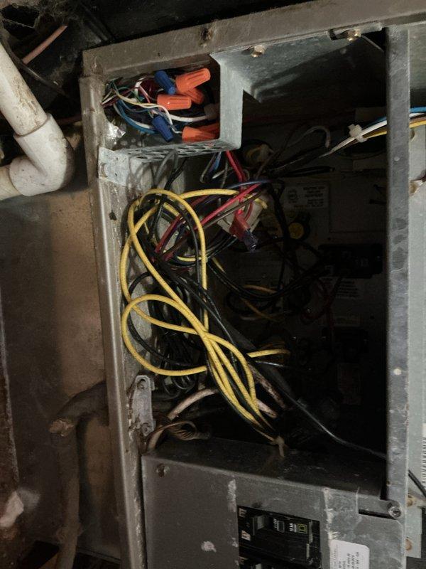 Completed basic monthly heating maintenance on CCHP system. Inspected electrical panel and control unit, verified all wiring connections and components, checked HVAC control boards for proper operation, and examined water heater auxiliary equipment. All systems found operating within normal parameters with no immediate service needs identified.