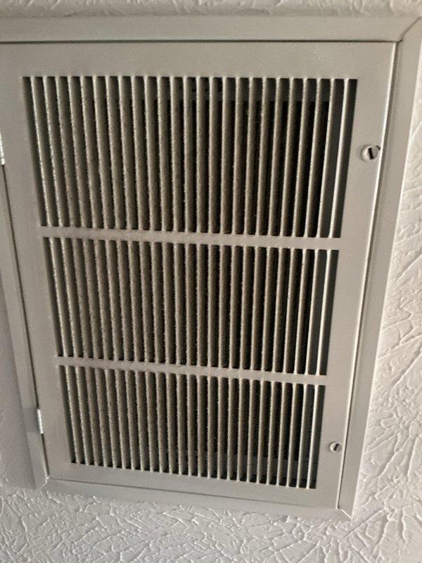 Completed basic monthly cooling maintenance visit on residential HVAC system. Performed standard inspection of cooling components, verified thermostat operation showing 74°F set point, and inspected return air grille for proper airflow. System operating within normal parameters at time of service.