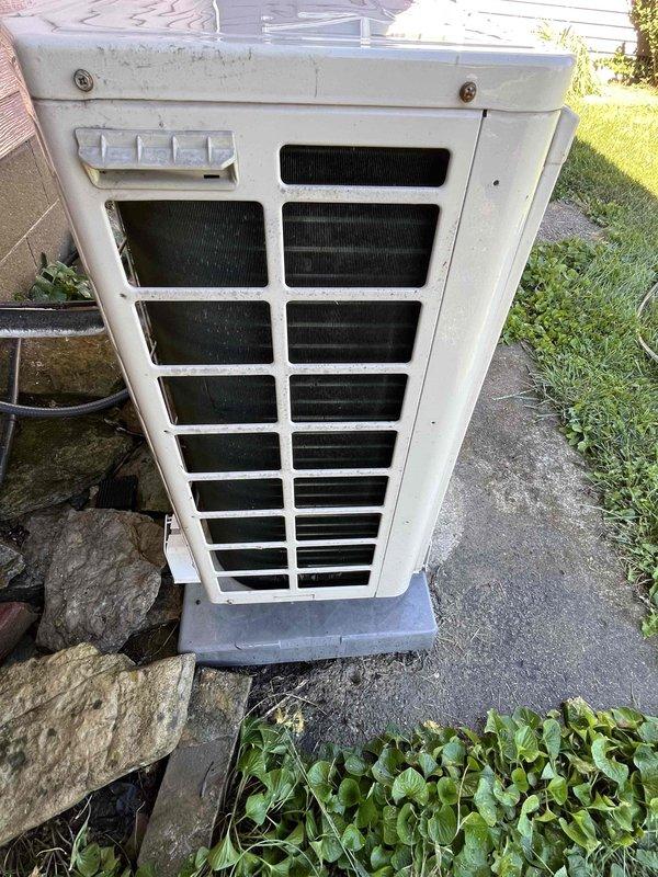 Completed monthly CCH basic maintenance on two-system residential HVAC installation. Performed standard preventive maintenance procedures on both indoor air handler and outdoor condensing unit. Replaced air filter with 14x20x1 disposable pleated media filter at indoor unit location. Inspected outdoor heat pump unit exterior condition, verified proper clearances around equipment, and confirmed unit accessibility for service. Both heating systems operational and ready for continued service.