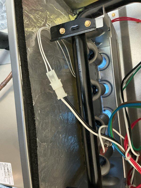Completed monthly basic heating maintenance visit on Carrier Infinity system. Performed standard heating system inspection, verified thermostat operation showing 69°F current temperature with heat set to 75°F, and inspected internal HVAC components including electrical connections and wiring. Customer requires 16x25x4 filter which was not included in this service visit.