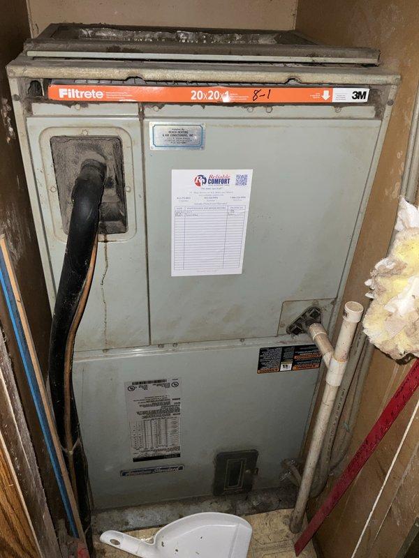 Responded to no cooling and limited heating complaint. Diagnosed compressor failure with locked rotor condition, drawing excessive amperage (90+ amps) well above rated specification of 88 amps. Provided estimate for complete HVAC system replacement due to failed compressor and age of existing equipment.