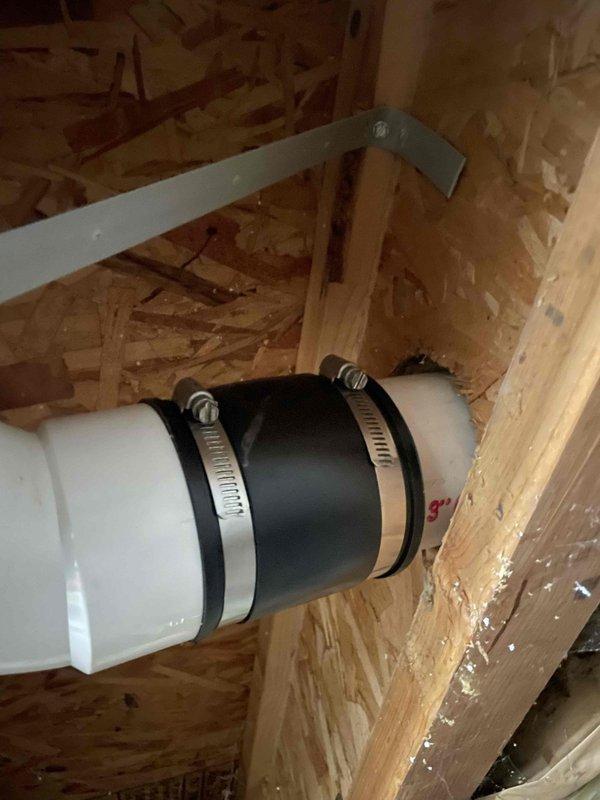 Responded to service call for flue pipe restriction issue. Upon inspection, located blockage within the PVC flue pipe system but was unable to complete removal due to equipment limitations—the shot back hose could not reach the obstruction point. Return visit will be required with extended reach equipment to properly clear the restriction and restore proper venting function.