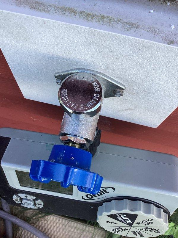 Responded to service call for leaky faucet inspection. Upon arrival, assessed multiple plumbing fixtures including main water supply valve assembly with shutoff controls and shower fixtures. Inspected chrome-plated valve connections, copper pipe fittings, and associated plumbing components for signs of leaks or deterioration. Examined shower head installation and water delivery system for proper function and potential leak sources. Documented existing conditions with photographs for repair recommendations and provided customer with diagnostic findings regarding faucet and fixture conditions requiring attention.