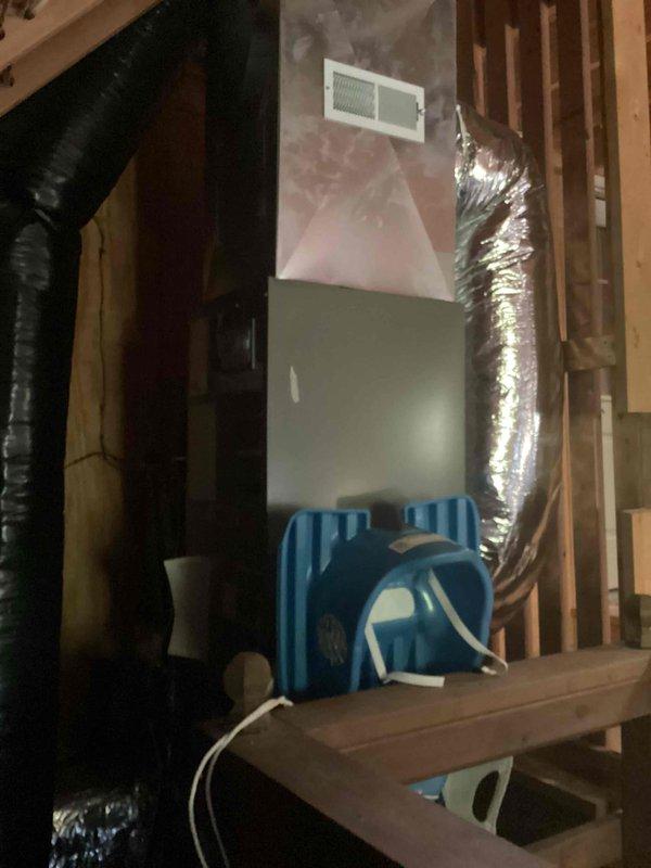 Performed annual heating maintenance on multiple systems, inspecting the air handler cabinet, supply ductwork, flexible duct connections, and attic-mounted equipment, with no visible rust, cracks, or frost noted. Verified thermostat operation and settings on the Lennox control, and provided guidance on adjusting zone temperatures and connecting the thermostats to Wi-Fi.
