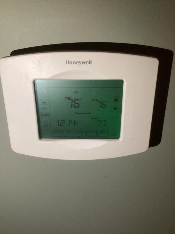 Performed a scheduled heating-season maintenance visit under the customer's basic maintenance plan, which included a system operational check and a return air filter replacement. Verified thermostat operation and installed a new 1-inch pleated filter. The installed filter is labeled 16x25x1 rather than the plan's listed 16x20x1, so the filter size on file should be confirmed. The thermostat was in COOL mode at the time of service, so heating operation could not be confirmed.