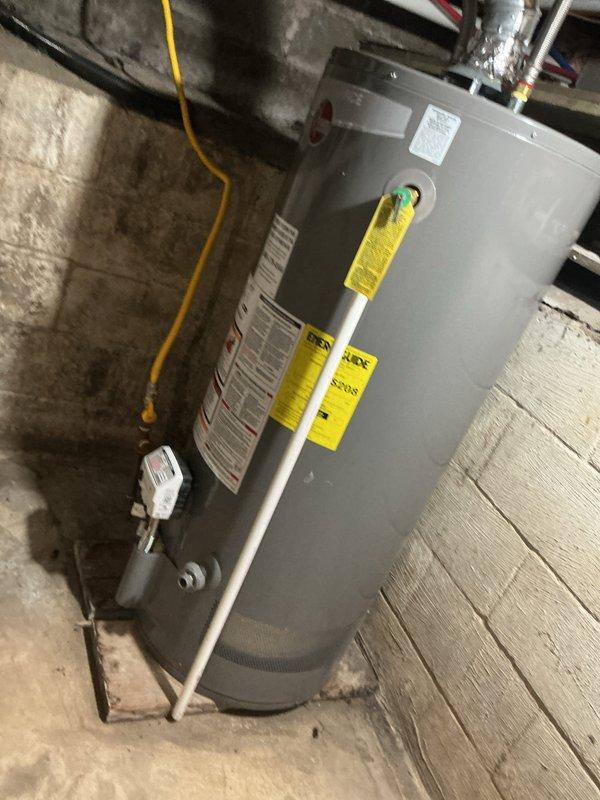 Performed scheduled monthly maintenance on the Daikin gas furnace and associated cooling system, including inspection of the gas supply piping and valve, electrical junction, PVC condensate and venting runs, and supply ductwork. Replaced the 16x25x1 air filter. Visual inspection found no evidence of leaks, frost, ice, or rust on the equipment, and the adjacent water heater, gas line, and venting were also checked and found in normal condition.