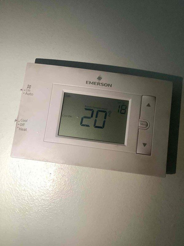 Responded to a warranty call for a multi-unit cooling system with two units running continuously and two units failing to start. Inspected the zone thermostat and confirmed settings and display operation, then inspected the control panel, including the plug-in control relay, contactor wiring, and low-voltage connections, finding no visible damage, corrosion, or burn marks. Verified control circuit operation to isolate the faulty call-for-cooling and non-start conditions.