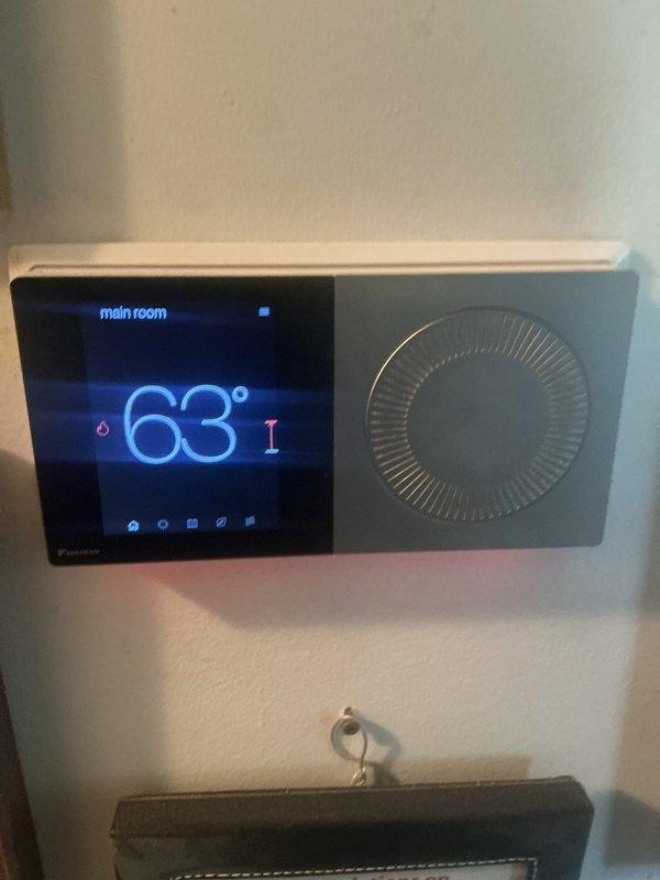 Performed seasonal heating maintenance on the heat pump system, including inspection of the air handler, indoor coil, and ductwork connections, with no frost, rust, or visible damage observed. Verified UV lamp operation, confirmed proper airflow components and insulation integrity, and tested thermostat operation in heat mode with the system responding normally. Filter (20x20x4) was not included with this visit.
