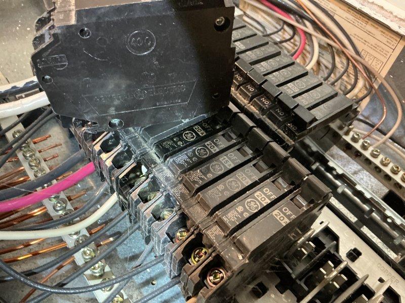 Repaired the heat kit and modified the lineset to allow proper installation of the air filter in the unit. Inspected the electrical panel and the 40A/double-pole breaker serving the heat kit, verified breaker condition and wiring connections, and confirmed the system was restored to proper operation.
