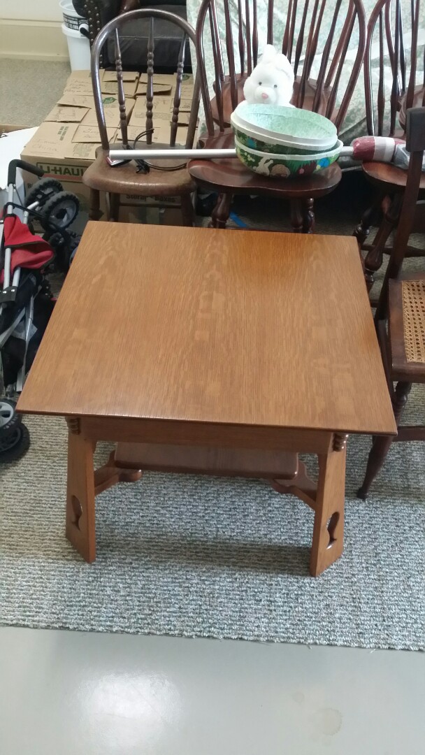 Refinished end table 