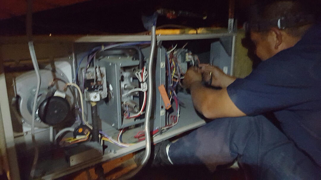 Central heating repair