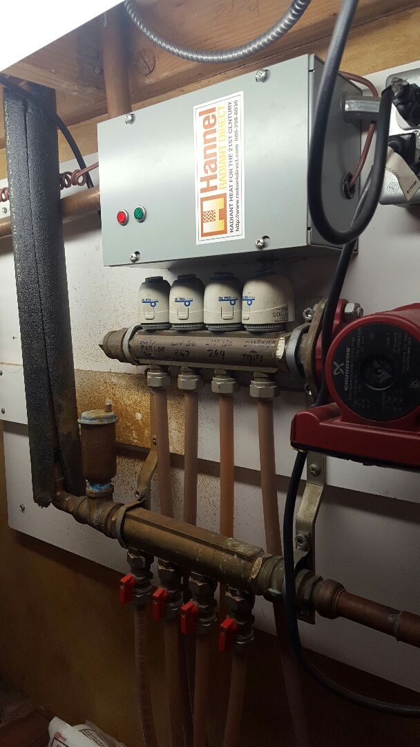 Radiant floor heating repair