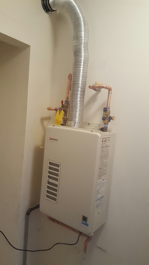 Converting a 40 gallons water heater to EZ-TR 40 thankless Noritz.