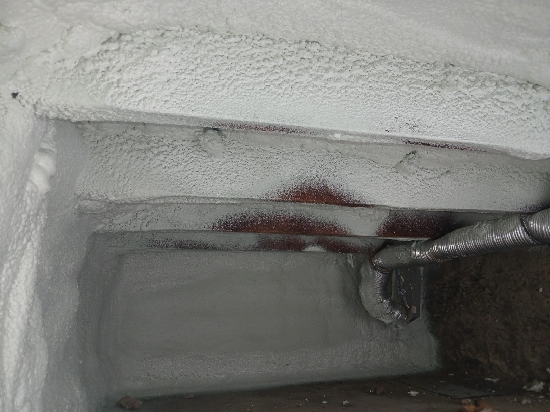 crawl space and stair well complete
