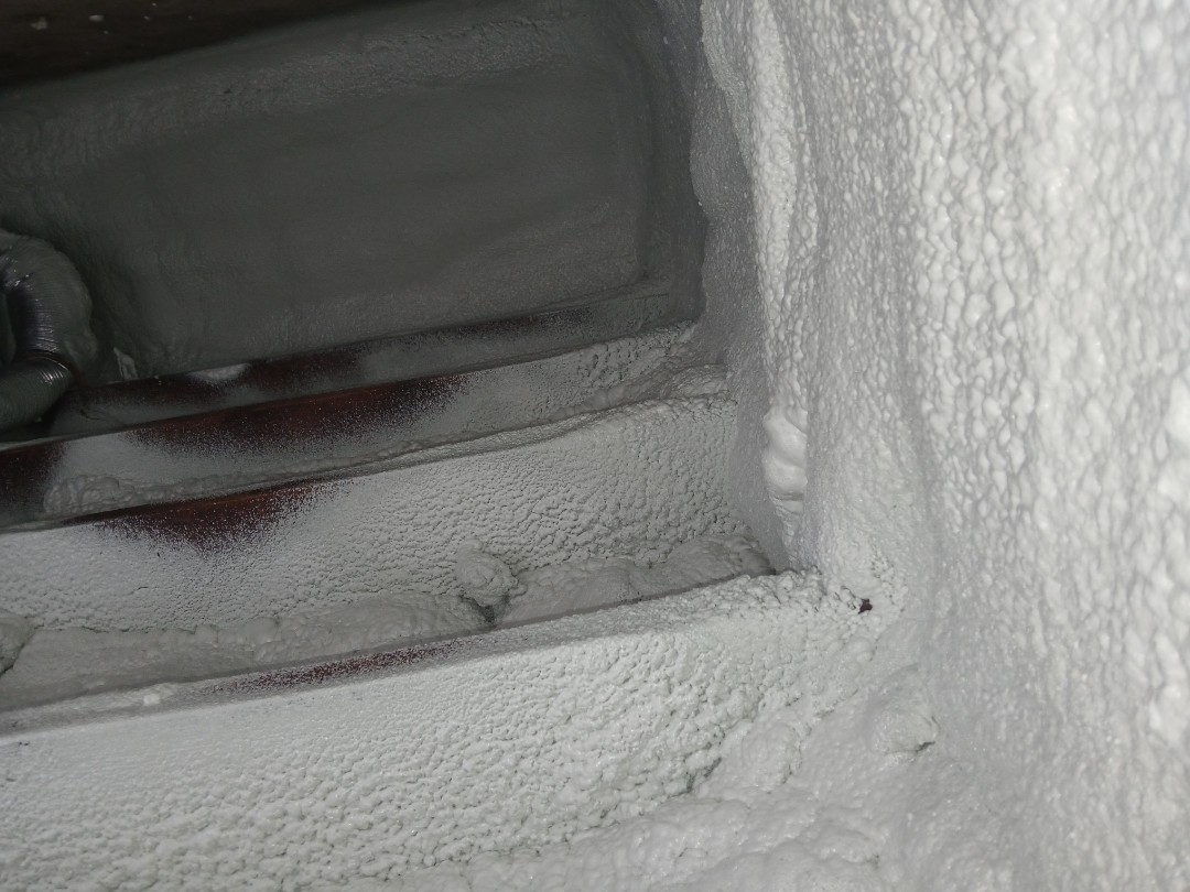 crawl space and stair well complete
