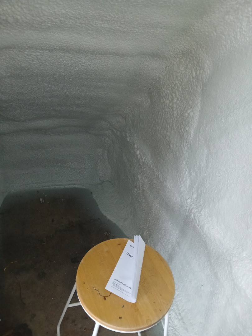 crawl space and stair well complete
