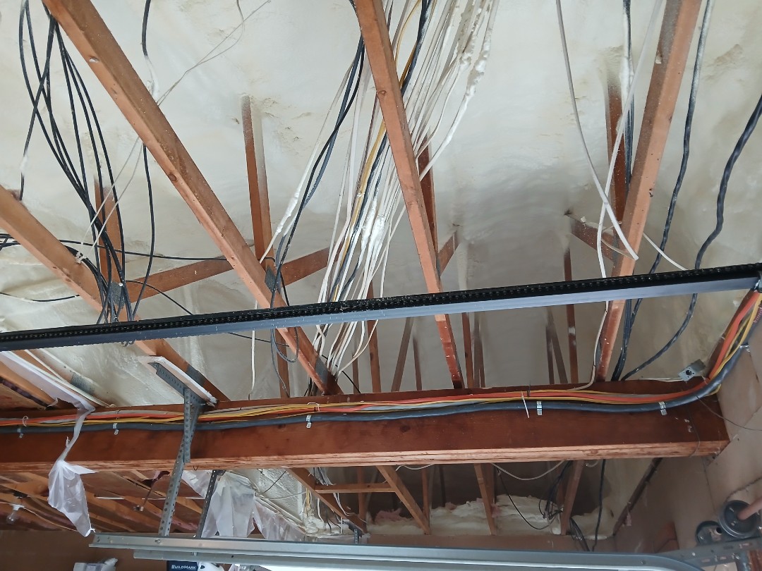 garage roof deck install 