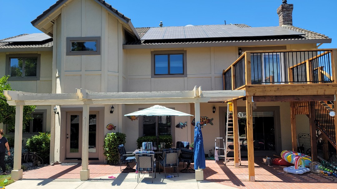 Vacaville, CA - Sold a Sunesta Retractable Awning 14'11" wide x 13' projection that includes a Protective hood and a 5' manual drop screen. This Awning will arrive in 4-5 weeks, before their big event on July 23rd. The following picture shows the site of their future Awning. By the way the motor is from the leader in Awning motors, Somfy. Vacaville, CA - Sold a Sunesta Retractable Awning 14'11" wide x 13' projection that includes a Protective hood and a 5' manual drop screen. This Awning will arrive in 4-5 weeks, before their big event on July 23rd. The following picture shows the site of their future Awning. By the way the motor is from the leader in Awning motors, Somfy.