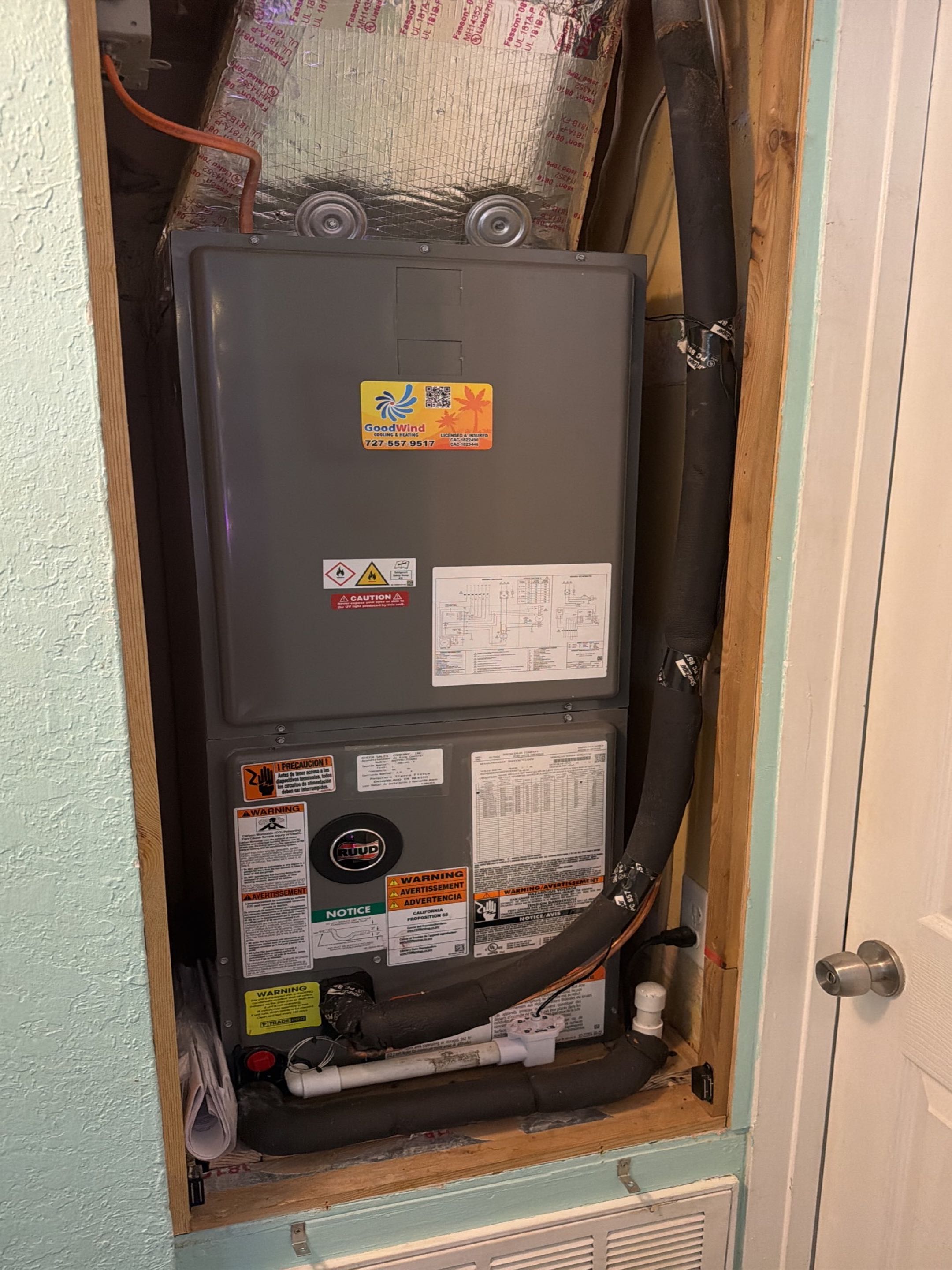 Installed a new system. 