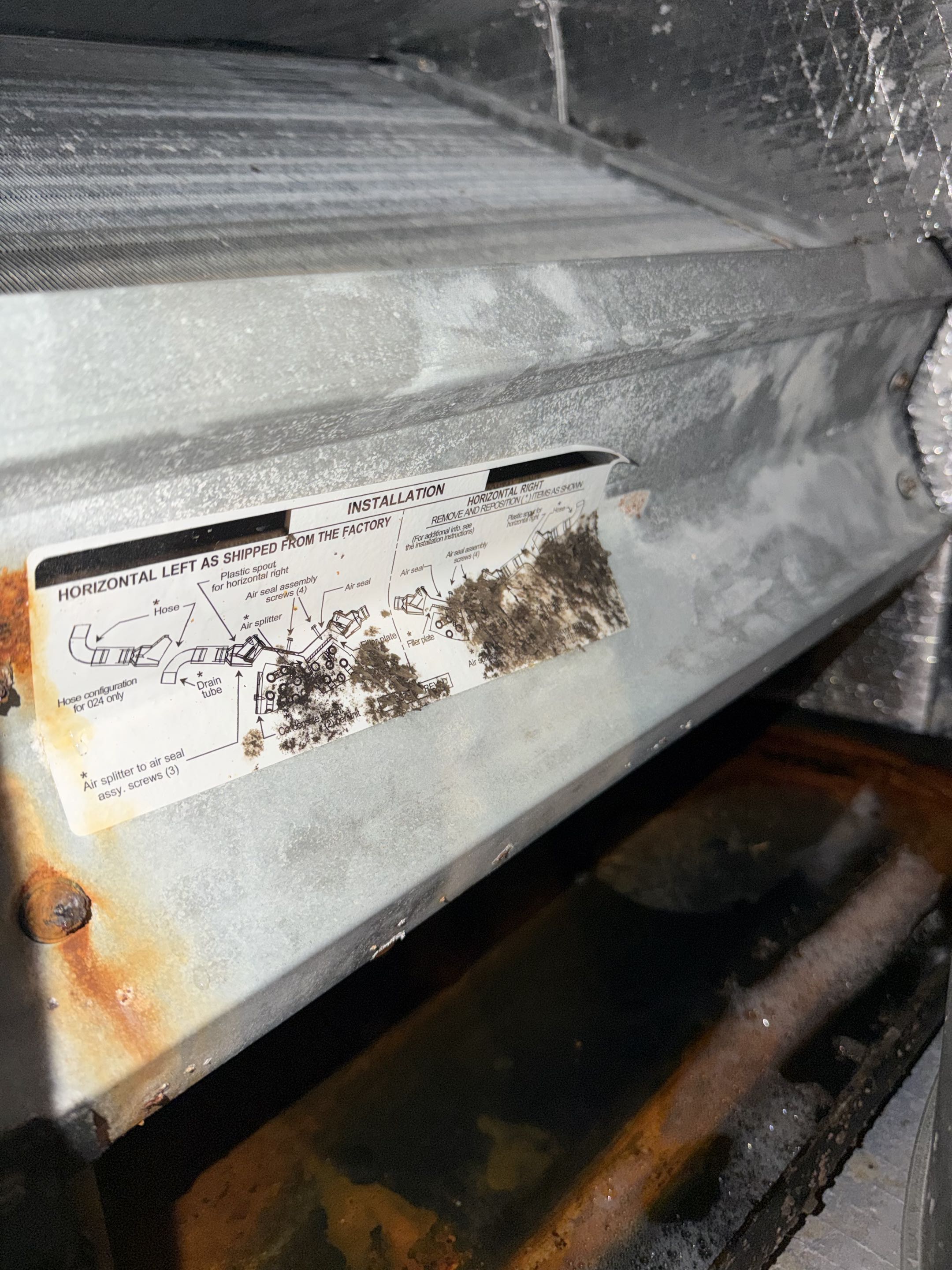 Completed a full service visit at a one of our new members. 
Checked all electrical and mechanical components of the ssysem. System is working properly. We just find the evaporator coil metals are getting rusty. It is not causing any issues at the moment but I can make the coil leak in the future. Also found some bacterial growth on the system. Explain to the customer how we can eliminate that and recommend to him a IV system cleaner. 

