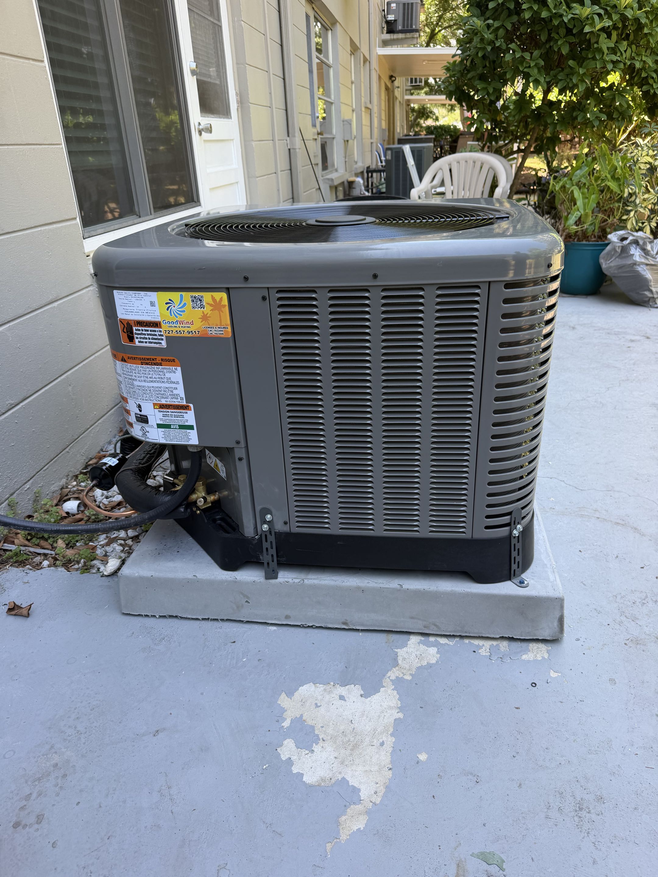 Completed the installation of 2Ton Ruud system. 
Everything is working fantastic. Left the system working as customer wanted. 