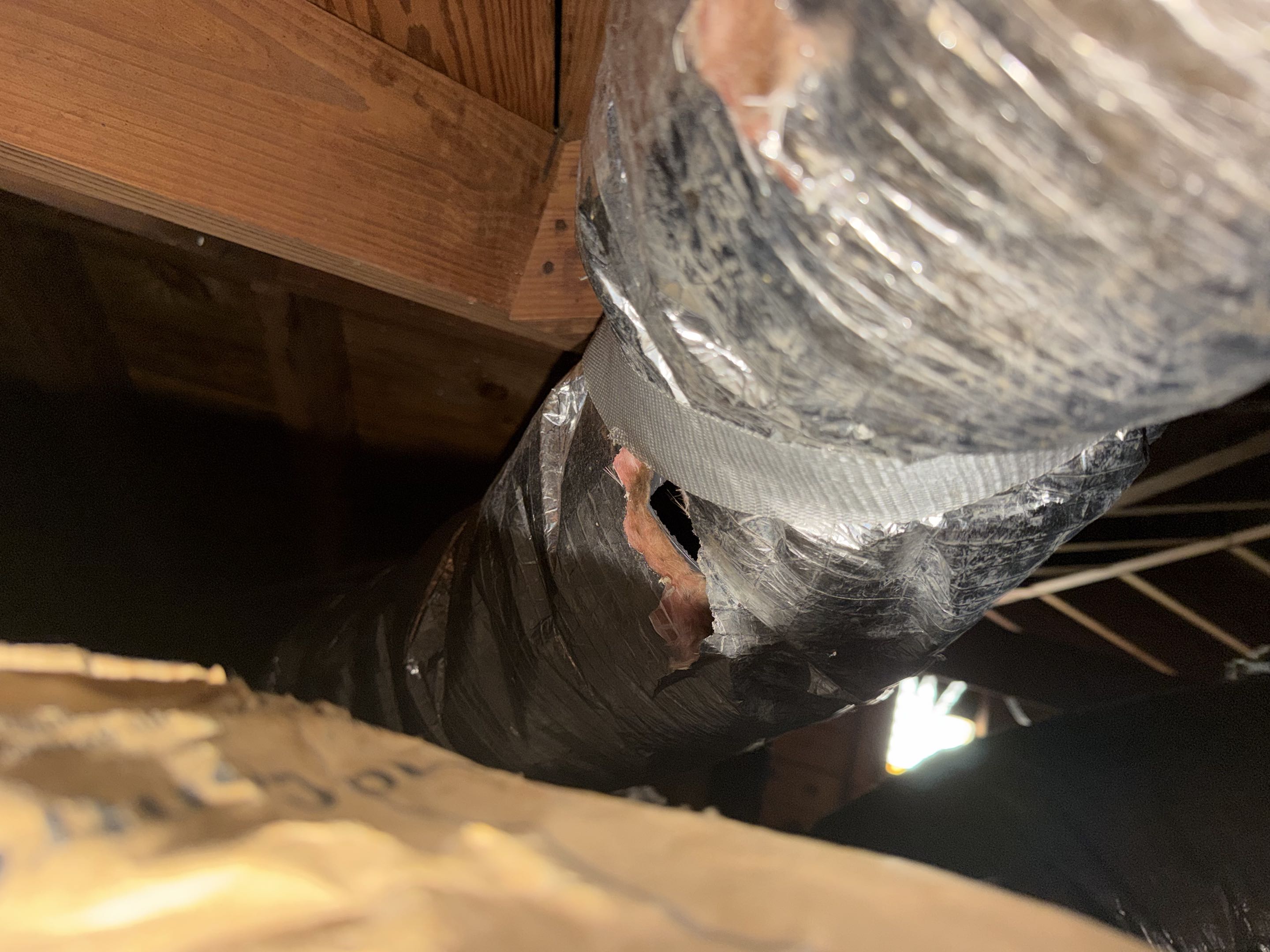 Provided a free estimate for new duct work system that got destroyed by rats. 