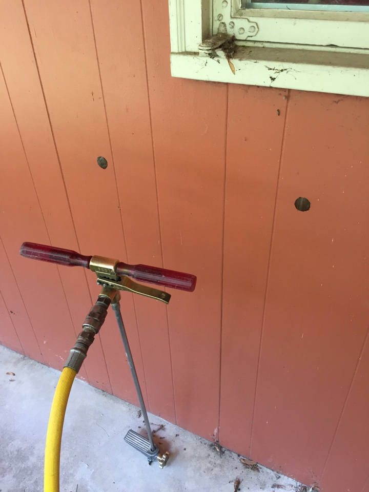 Grand Rapids, MI - Termite treatment in the west side of Grand Rapids. Grand Rapids, MI - Termite treatment in the west side of Grand Rapids.