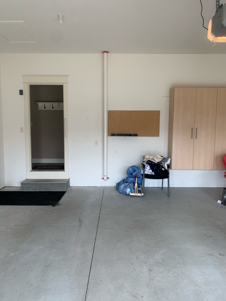 Caledonia, MI - Here’s a picture of a radon mitigation system we just installed for this condo. This style of radon mitigation system is more expensive but great because most of the system is hidden from view on the exterior of the home. Caledonia, MI - Here’s a picture of a radon mitigation system we just installed for this condo. This style of radon mitigation system is more expensive but great because most of the system is hidden from view on the exterior of the home.