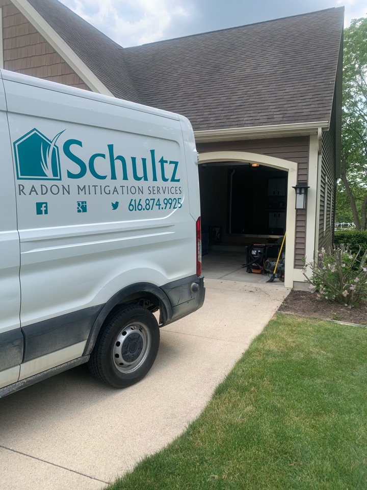 Ada, MI - Another radon mitigation system installed perfectly inside the attic space of this home. Ada, MI - Another radon mitigation system installed perfectly inside the attic space of this home.