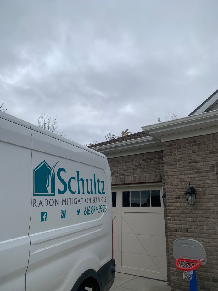Grand Rapids, MI - Today we installed a radon mitigation system into the garage attic of this nice home in Forest Hills. The customer has his office in the basement and a kids play area so he wanted to make sure the radon levels were as low as possible. Grand Rapids, MI - Today we installed a radon mitigation system into the garage attic of this nice home in Forest Hills. The customer has his office in the basement and a kids play area so he wanted to make sure the radon levels were as low as possible.