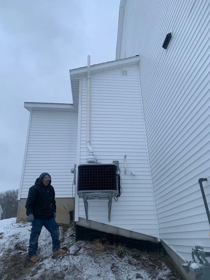 Grand Rapids, MI - The new homeowners of this new construction home are happy knowing we solved their radon problem right in time before Christmas! Grand Rapids, MI - The new homeowners of this new construction home are happy knowing we solved their radon problem right in time before Christmas!