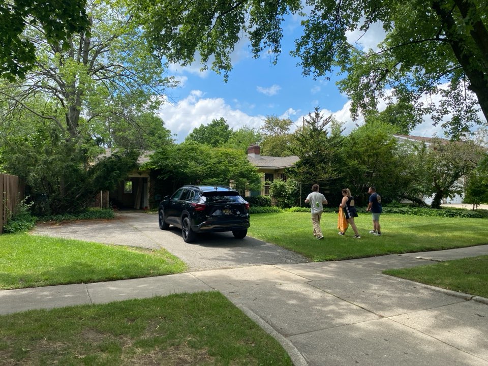 This house has elevated levels of radon gas. A radon mitigation system will be installed next month to lower the radon levels 