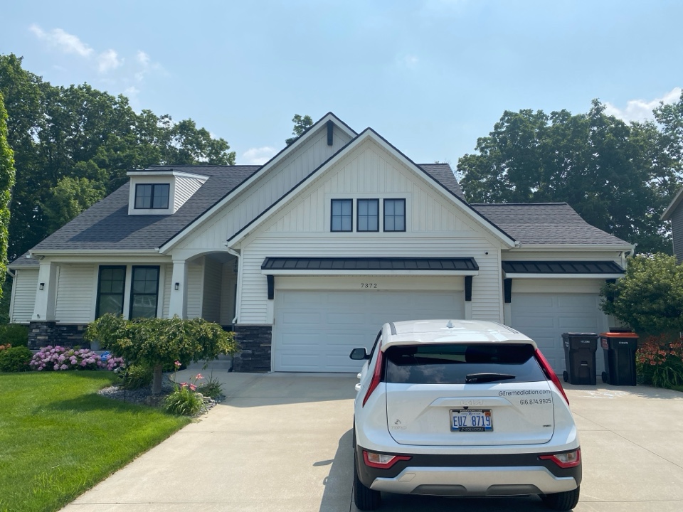 The radon levels at this house were found to be elevated. A radon mitigation system will be installed later this month to lower the radon levels 