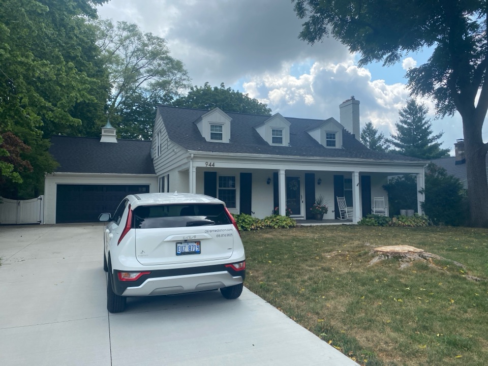 This homeowner conducted a long term radon test and found that his house has elevated levels of radon. Later this month a radon mitigation system will be installed 