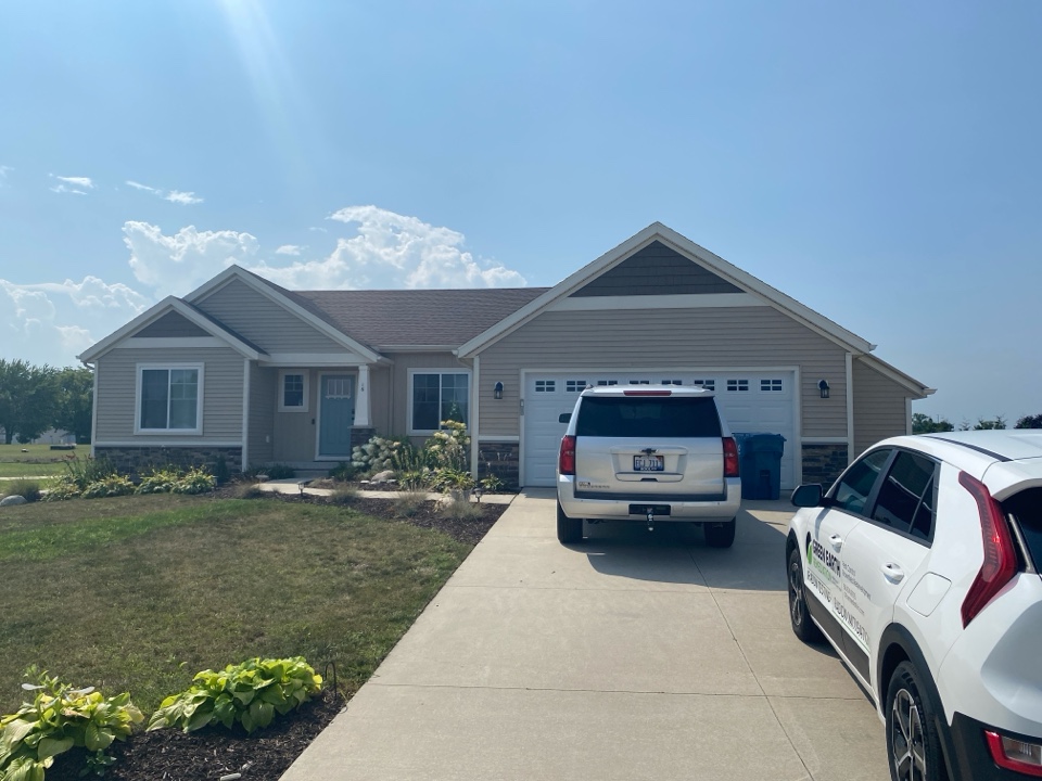 The home inspection revealed elevated levels of radon at this house. A radon mitigation system will be installed in the near future to lower the radon levels 