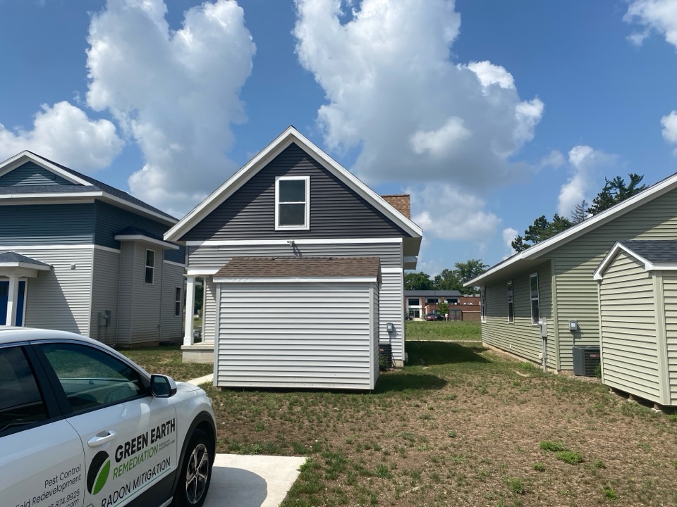 This house has elevated levels of radon. An estimate was given for a radon mitigation system to be installed 