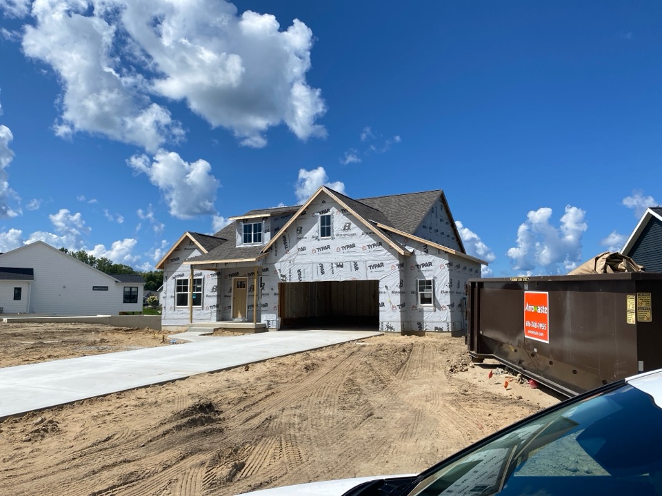 This new construction house is going to have a radon mitigation system installed to ensure the radon levels are kept at an acceptable level 