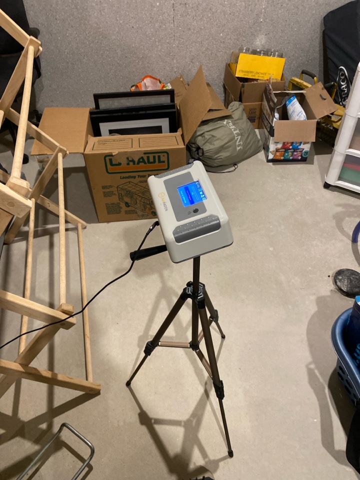 Setting a radon test in a neighborhood known for high radon 