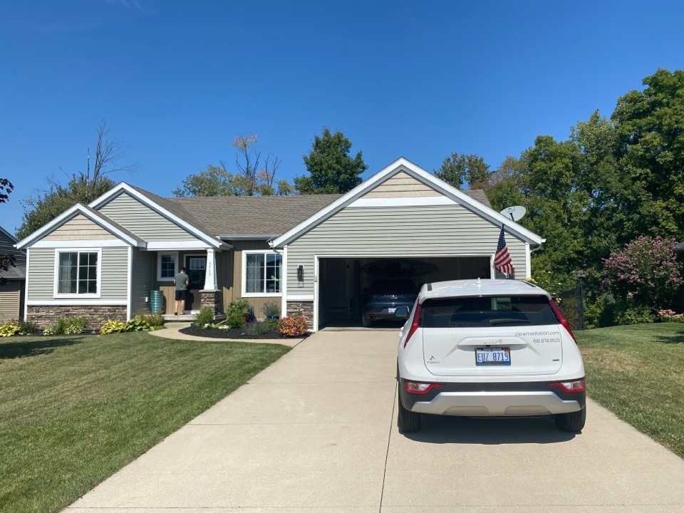The sales inspection at this house revealed elevated levels of radon gas. A radon mitigation system will be installed before the closing date to lower the radon levels 