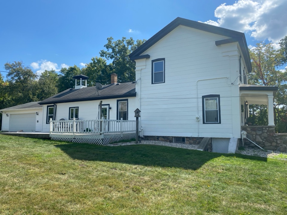 This old farmhouse has elevated levels of radon. An estimate was given for a radon mitigation system to be installed 