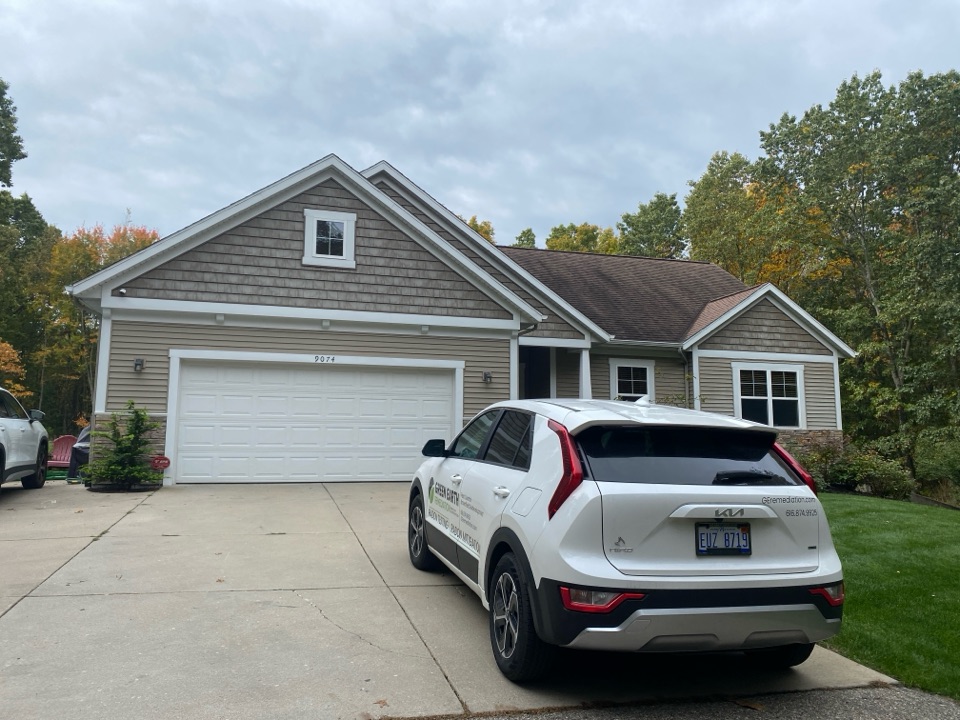 Forest Hills, MI - After finding elevated levels of radon in their home this homeowner wanted an estimate for a radon mitigation system. Later this month a radon mitigation system will be installed to lower the radon levels  Forest Hills, MI - After finding elevated levels of radon in their home this homeowner wanted an estimate for a radon mitigation system. Later this month a radon mitigation system will be installed to lower the radon levels