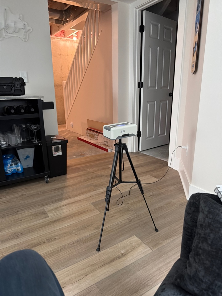 Grand Rapids, MI - Radon testing. Came back at 6.0 which means a system needs to be installed  Grand Rapids, MI - Radon testing. Came back at 6.0 which means a system needs to be installed