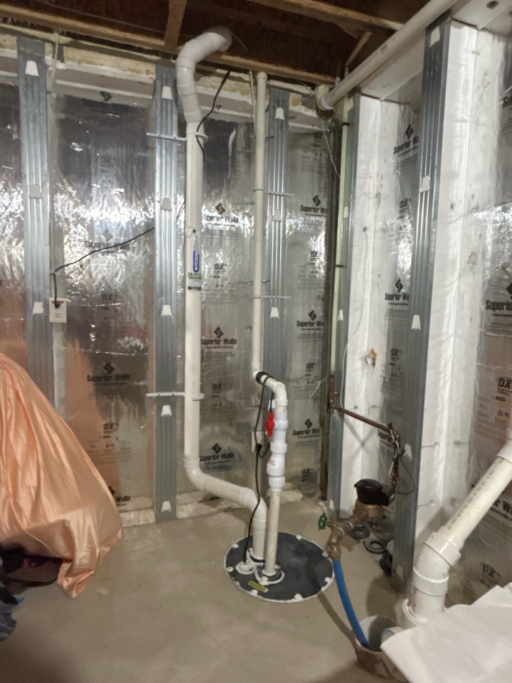 Radon mitigation install for Dwelling Place! 