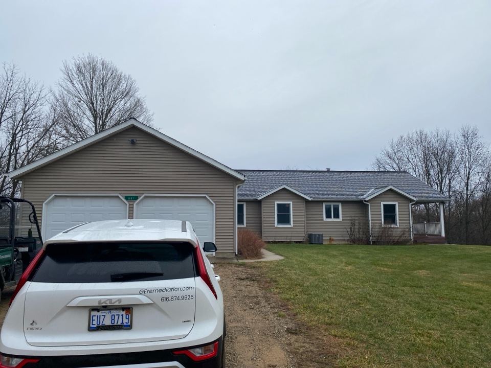 After 9 years of continuous service the radon fan at this house is ready to be replaced 